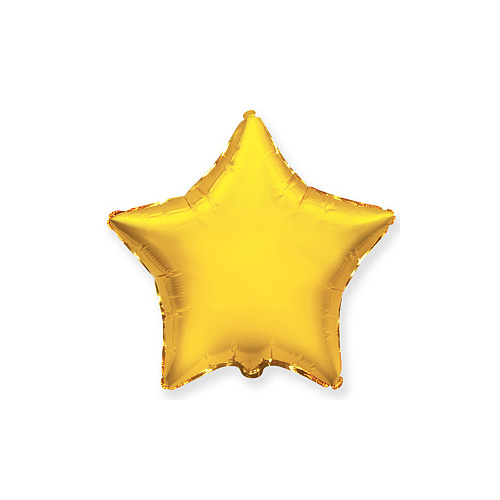 Золотая звезда с гелием